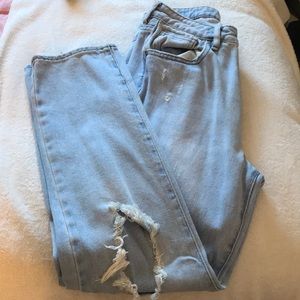 Pacsun Light wash mom jean